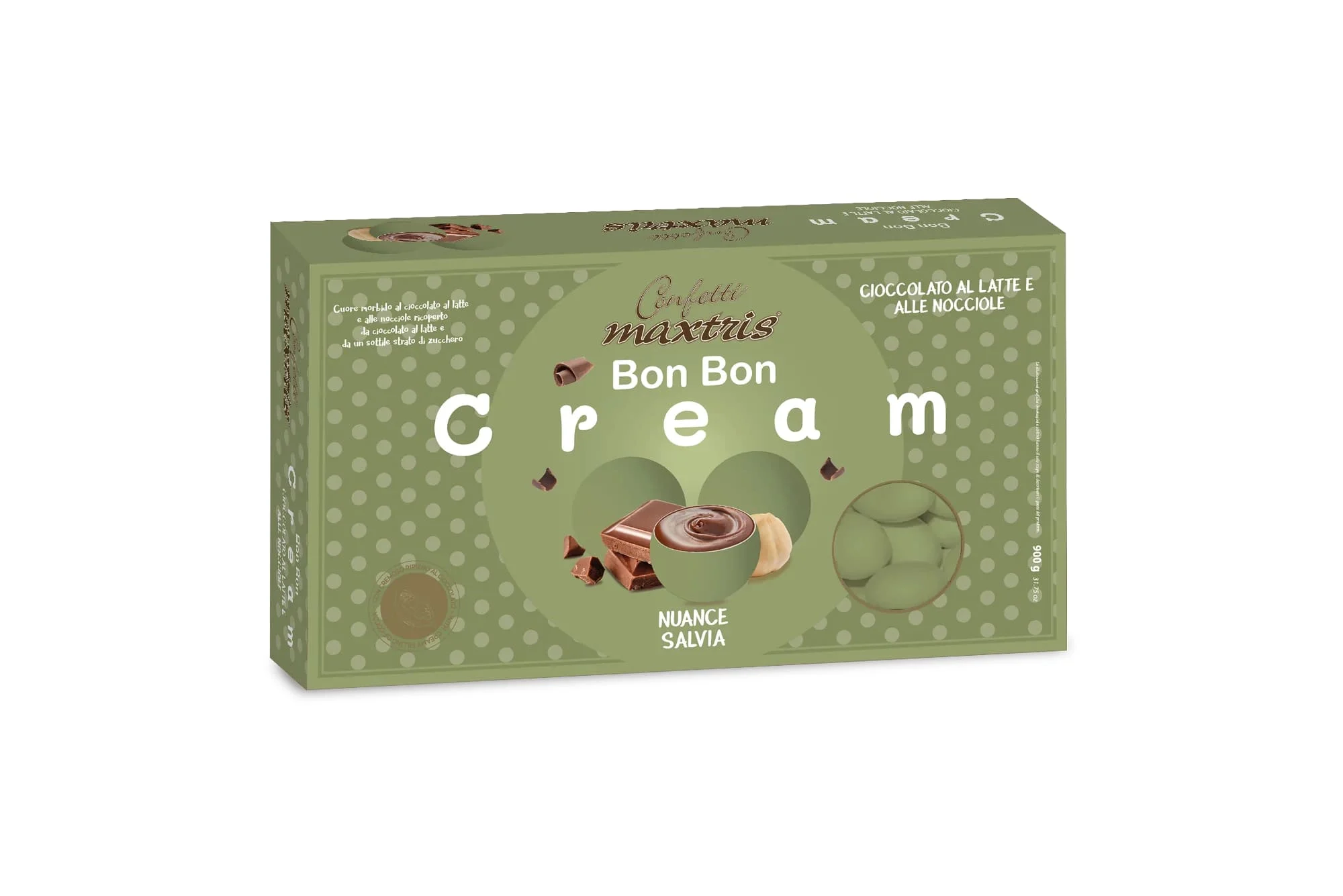 Maxtris Confetti Bon Bon Cream Gianduia Nuance Salvia 900 Gr