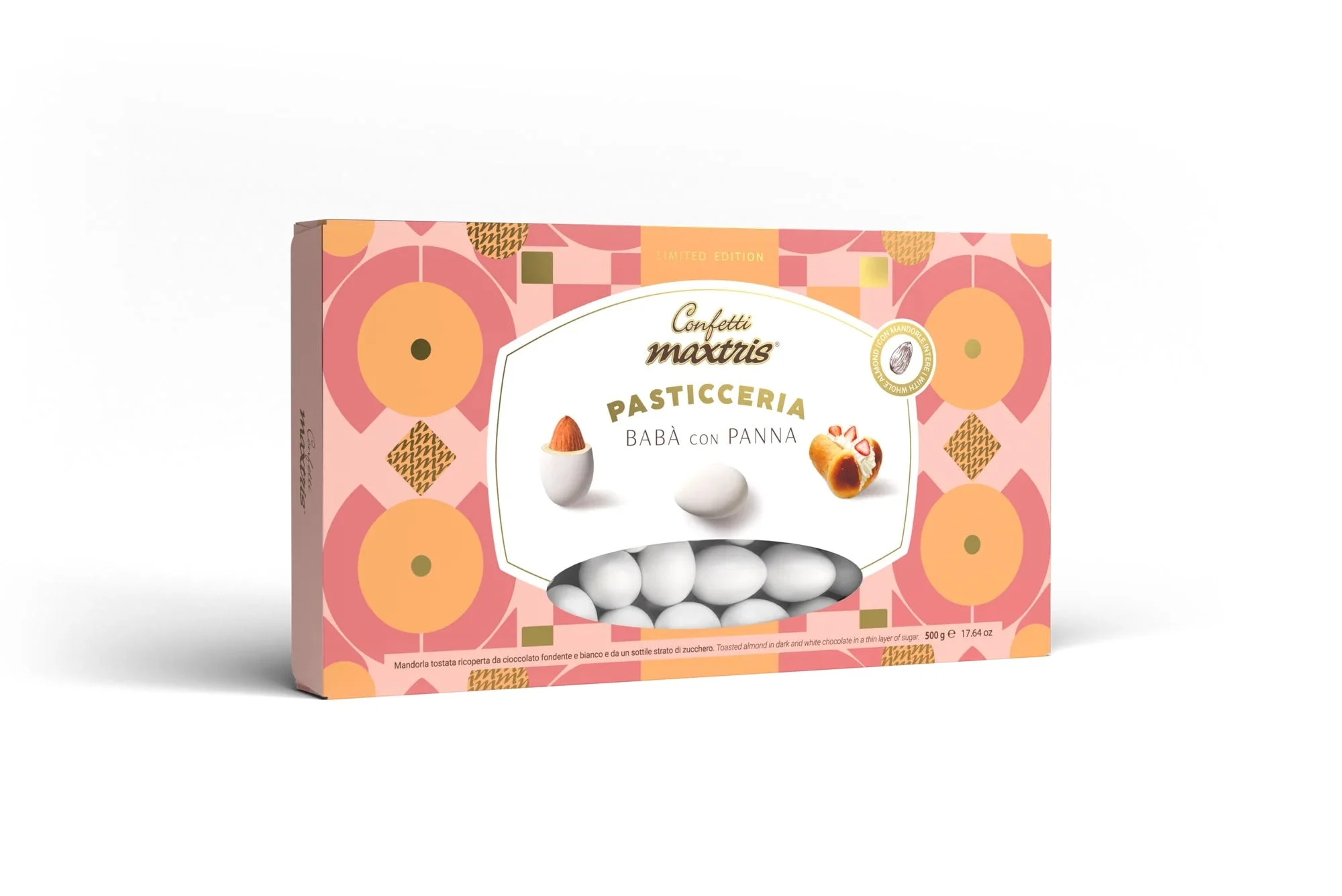 Maxtris Confetti Ciocomandorla Babà con Panna 500 Gr Limited Edition