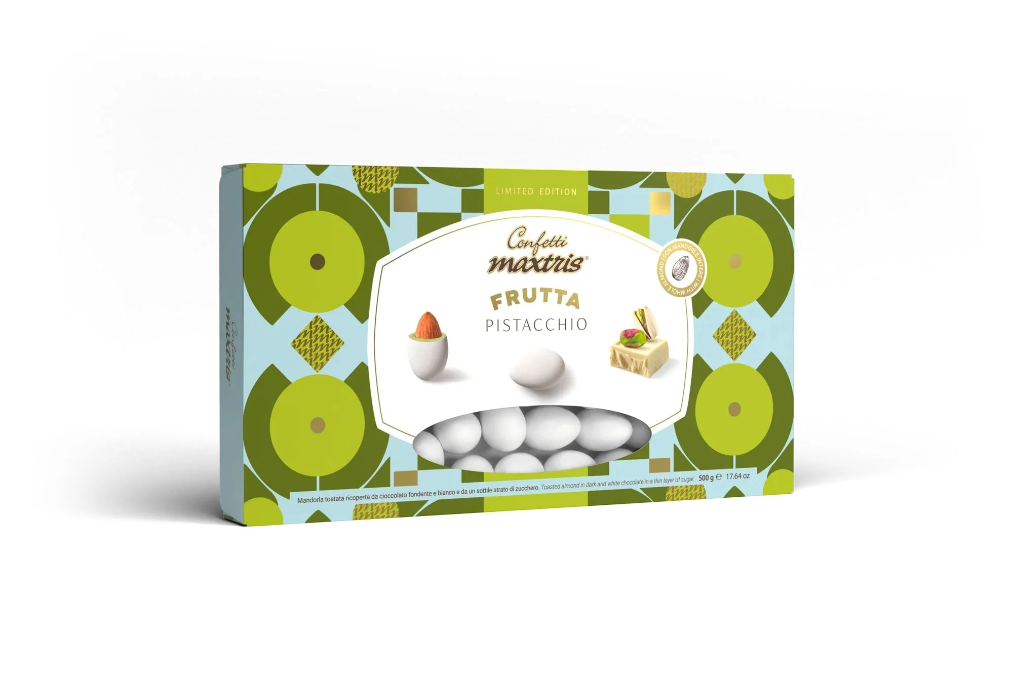 Maxtris Confetti Ciocomandorla Pistacchio 500 Gr Limited Edition