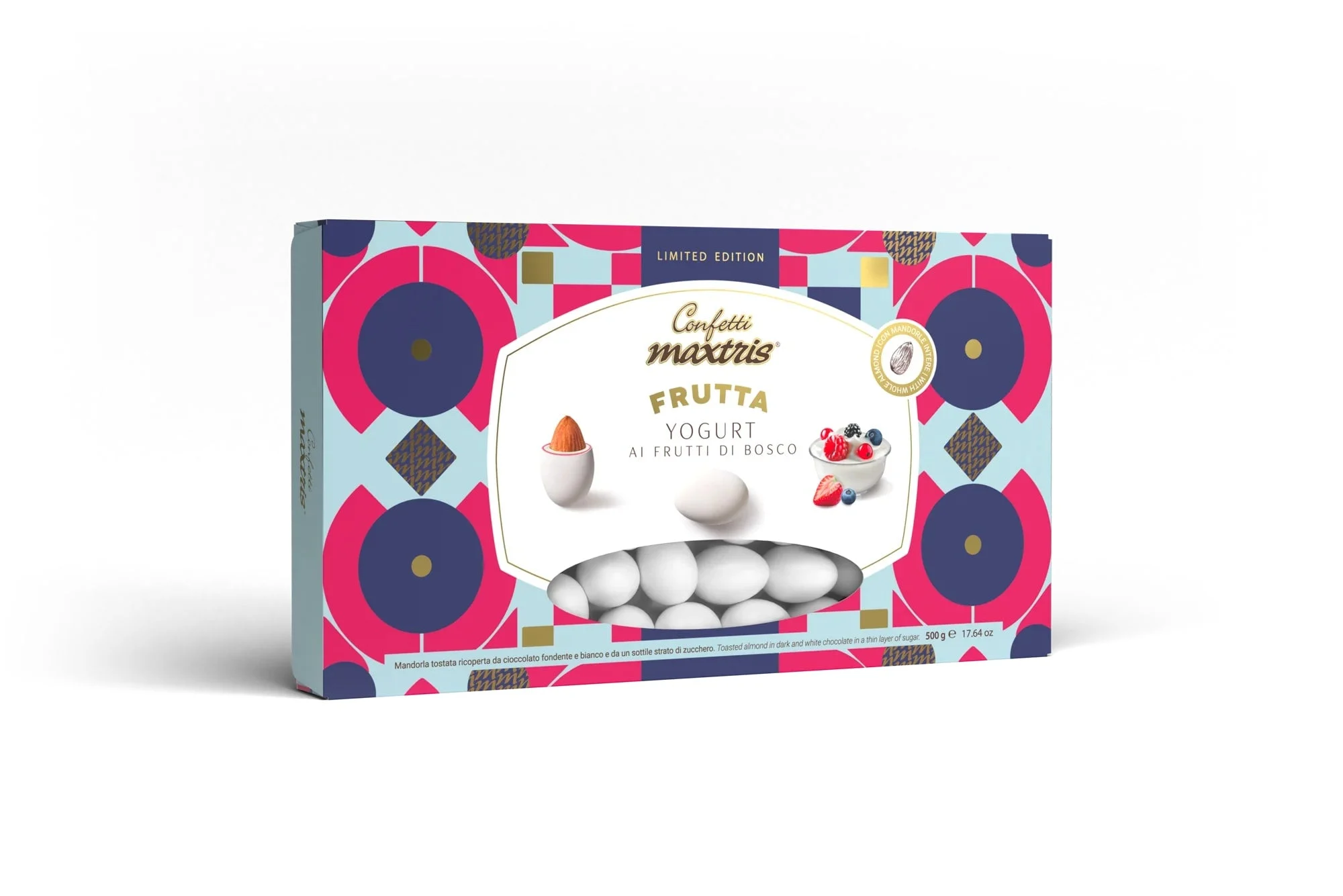 Maxtris Confetti Ciocomandorla Yogurt ai Frutti di Bosco 500 Gr Limited Edition