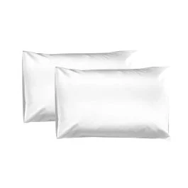 SET 2 FEDERE BIANCO 100% COTONE 50x80 CM