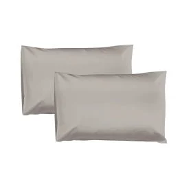 SET 2 FEDERE SABBIA 100% COTONE 50X80 CM
