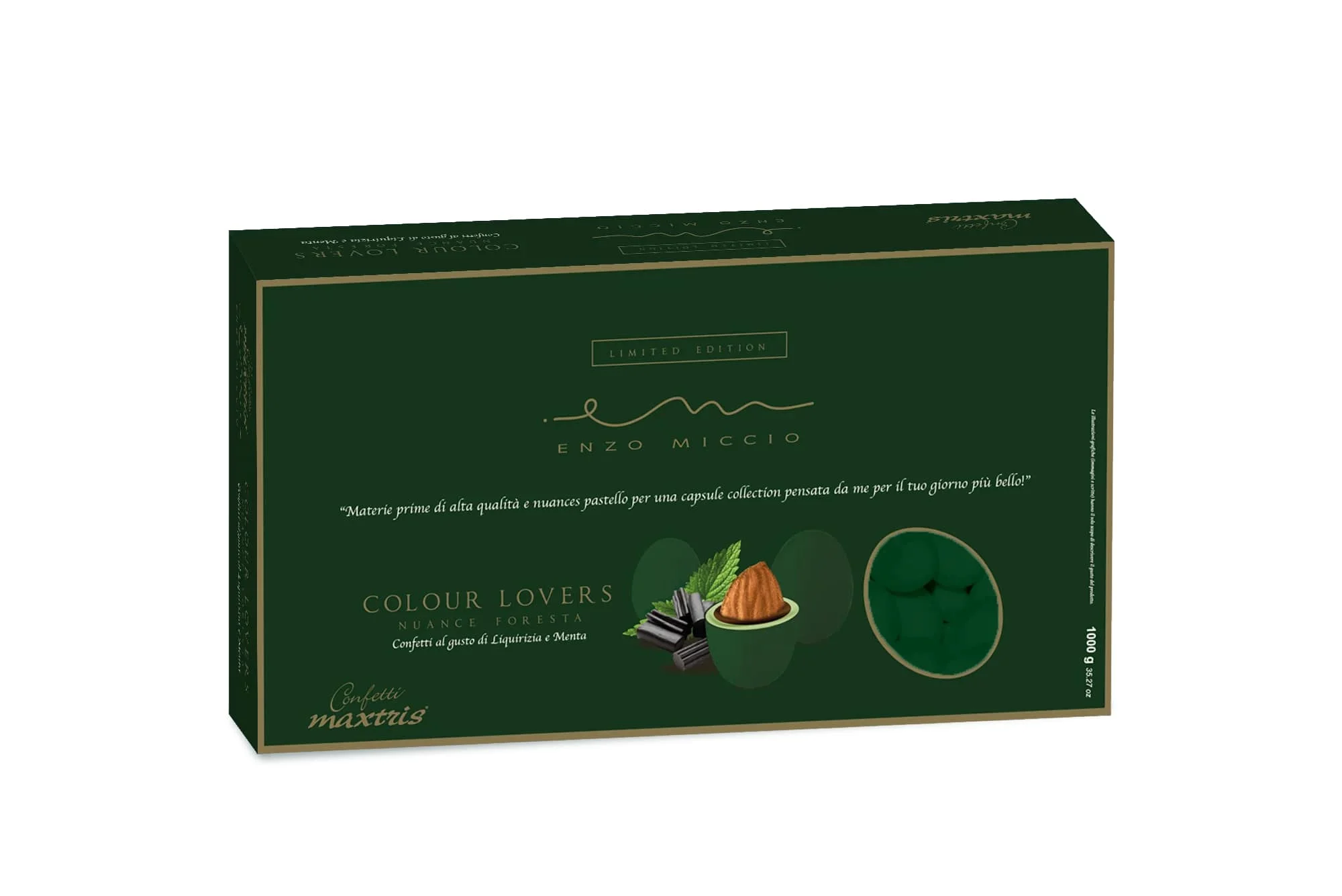 Maxtris Confetti Enzo Miccio Nuance Foresta Liquirizia e Menta 1 Kg