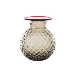 VASO BALLOTON FIORI D.18 CM TALPA-ROSSO H.21,3 CM