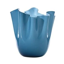 VASO FAZZOLETTO OPALINO D.23 CM ORIZZONTE H.31 CM