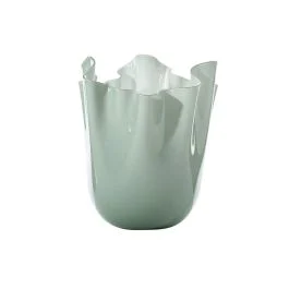 VASO FAZZOLETTO D.20 CM VERDE RIO H.24 CM