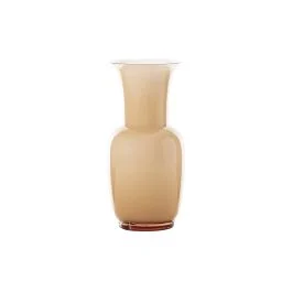 VASO OPALINO D.17 CM PESCA-LATTIMO H.36 CM