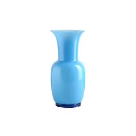 VASO OPALINO D.17 CM AQUAMARE LATTIMO H.36 CM