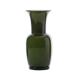VASO OPALINO D.20 CM VERDE MELA-LATTIMO H.42 CM