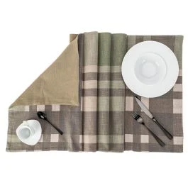 GITTE STRISCIA DOUBLE 50X140 100% COTONE VERDE