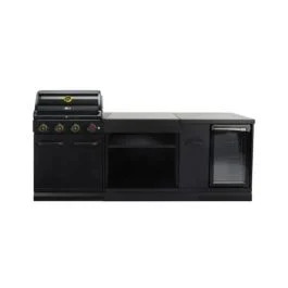 CONNECT CUCINA DA ESTERNO CON BBQ 4 FUOCHI PIANO LAVORO E FRIGO