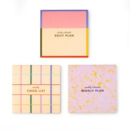 INKERIE STICKY NOTE MEMO PADS SET/3