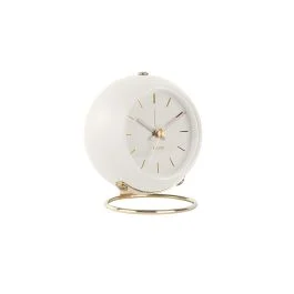 GLOBE OROLOGIO SVEGLIA BIANCO