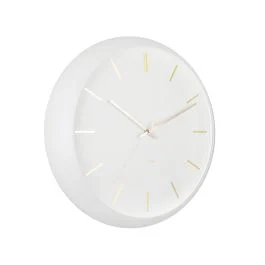 GLOBE OROLOGIO DA PARETE BIANCO