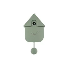 MODERN CUCKOO OROLOGIO DA PARETE VERDE GIUNGLA METALLICO