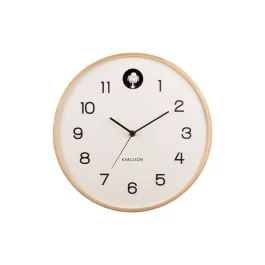 NATURAL CUCKOO OROLOGIO DA PARETE BIANCO