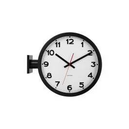 NEW CLASSIC DOUBLE SIDED OROLOGIO DA PARETE BIANCO