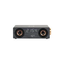 CLASSIC BT SPEAKER RADIO SVEGLIA NERO CON CARICATORE WIRELESS