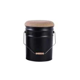 BUCKETS SGABELLO NERO GRANDE