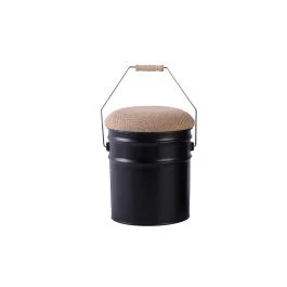 BUCKETS SGABELLO NERO PICCOLO