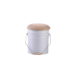 BUCKETS SGABELLO BIANCO PICCOLO