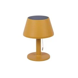 ESFERA LAMPADA SOLARE DA TAVOLO GIALLO OCRA