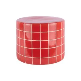 RETRO TILES TAVOLINO BASSO ROSSO SCARLATTO
