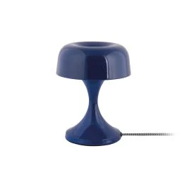 MODA RETRO LAMPADA DA TAVOLO BLU COBALTO