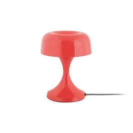 MODA RETRO LAMPADA DA TAVOLO ROSSO SCARLATTO