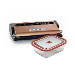 MACCHINA SOTTOVUOTO MAXIMA S + TEGLIA VETRO-ACCIAIO 1950 ML