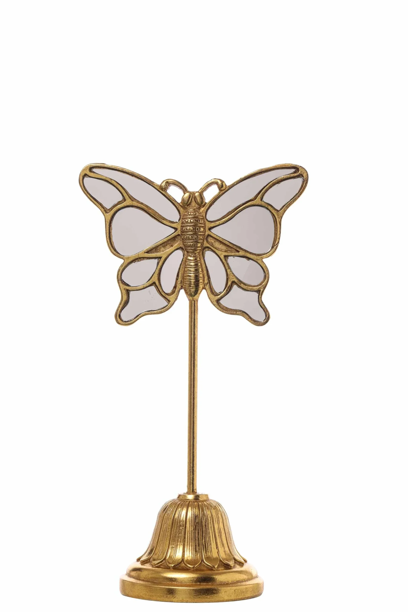 ARPIMEX Farfalla Resina si Base 15 x 9,5 x 27,5 Cm Gold
