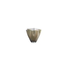 WAVE MINI CACHEPOT H.13 CM OPALE/FUME'
