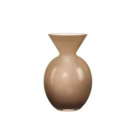 PALLOTTINO VASO H.30 CM OPALE/FUME'
