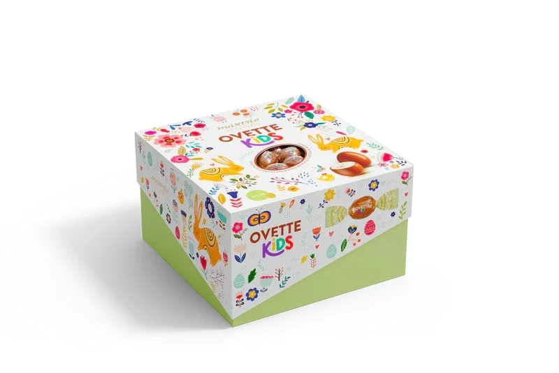 Maxtris Vassoio Ovette Kids Cioccolato al Latte e Bianco 500 Gr