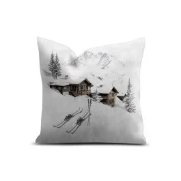 CUSCINO IN VELLUTO SOGLIO SKI 45X45 CM