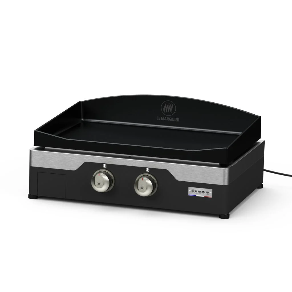 Le Marquier Plancha Elettrica Allure 260 Acciaio Duo Nero