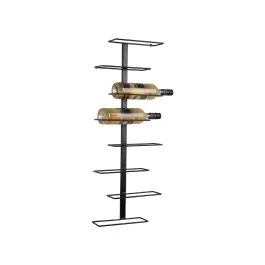 FLOAT PORTABOTTIGLIE METAL NERO OPACO