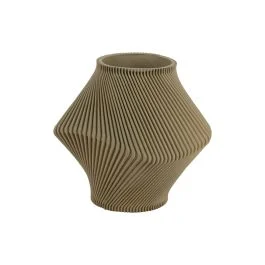 TWISTED RIB VASO H. 20 CM VERDE TE'