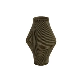 TWISTED RIB VASO H. 30 CM VERDE MILITARE