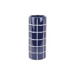 RETRO TILES VASO TONDO MEDIO BLU COBALTO
