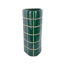 RETRO TILES VASO TRIANGOLARE GRANDE VERDE RETRO