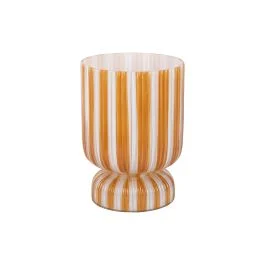 RAYADO RETRO VASO MEDIO GIALLO MANGO