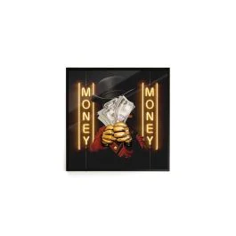 DREAM BIG MONEY MONEY QUADRO 30X30 CM