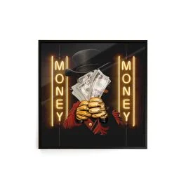 DREAM BIG MONEY MONEY QUADRO 40X40 CM