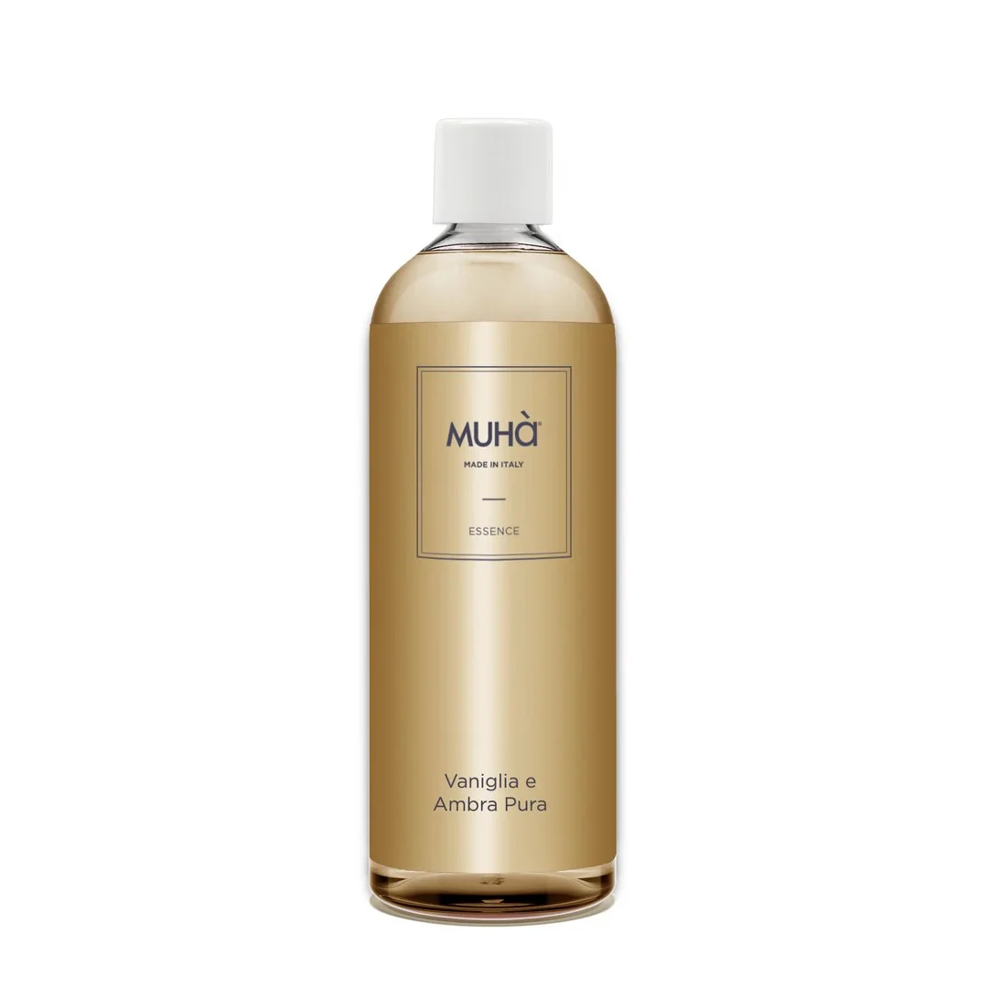 Muhà Ricarica Essence Refill Profumatore Vaniglia e Ambra Pura 500 Ml