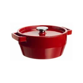 SLOWCOOK CASSERUOLA COCOTTE IN GHISA CM 20 RED
