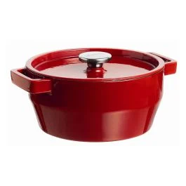 SLOWCOOK CASSERUOLA COCOTTE IN GHISA CM 28 RED