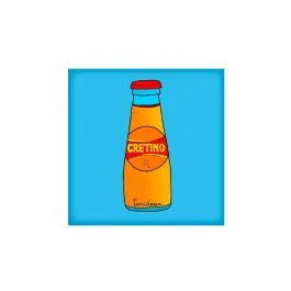 POSTER CRETINO 20X20 CM