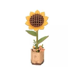 SUNFLOWER PUZZLE IN LEGNO 3D