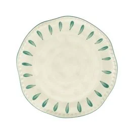 DOMITILLA VERDE ACQUA PIATTO ROTONDO 32 CM